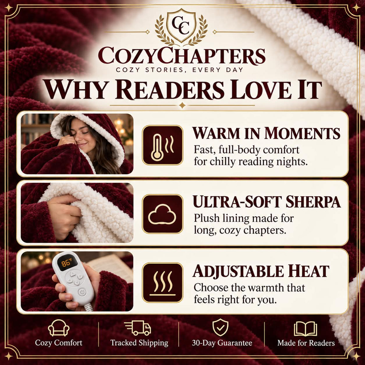Bookworm Heated Robes